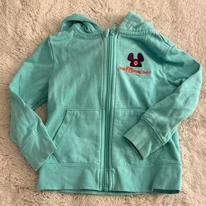 Disney Parks WDW “play in the park” collection  Aqua Zip-Up